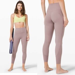 Lululemon Align High-Rise Pant 25" *Scallop Violet Verbena Sz 4